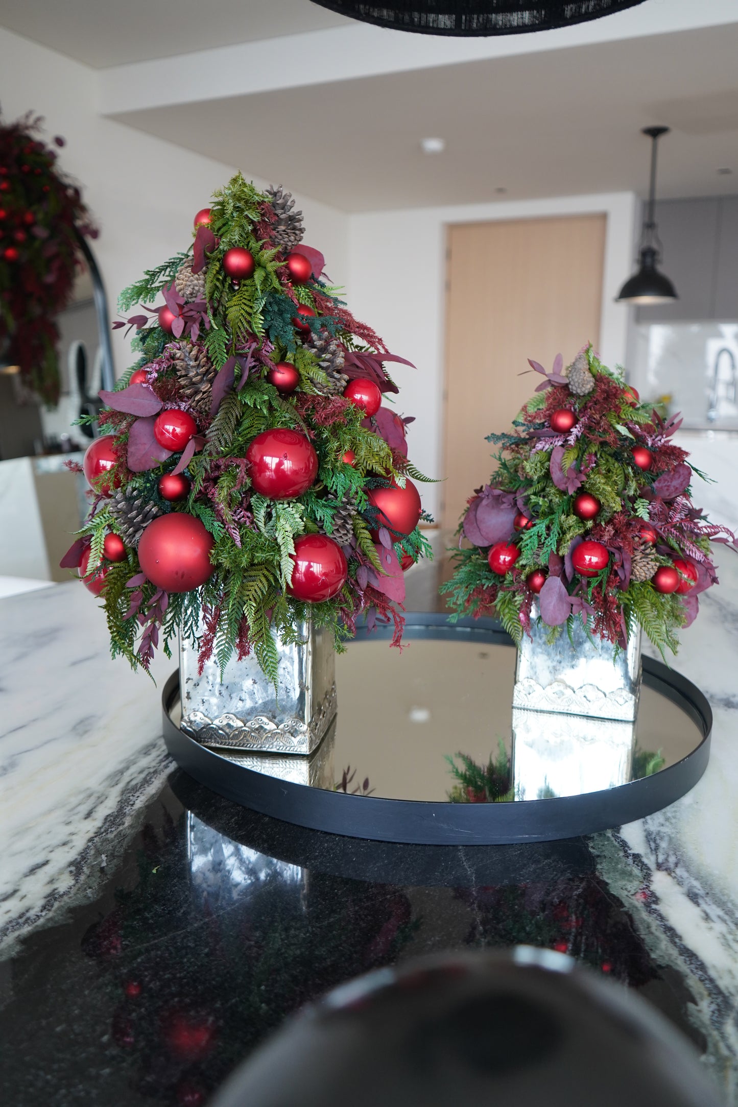 Árbolitos de Invierno Espejado