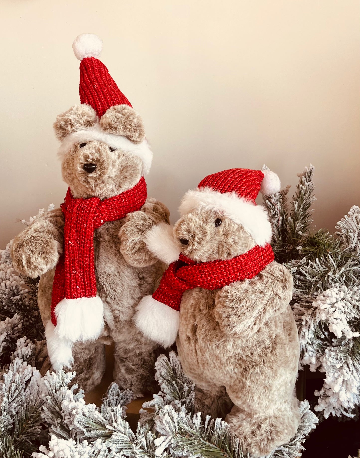 2 Osos y 1 ardilla Invernales