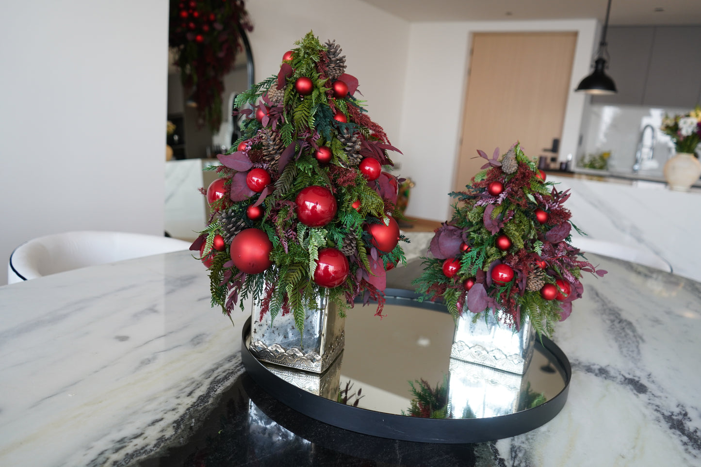 Árbolitos de Invierno Espejado