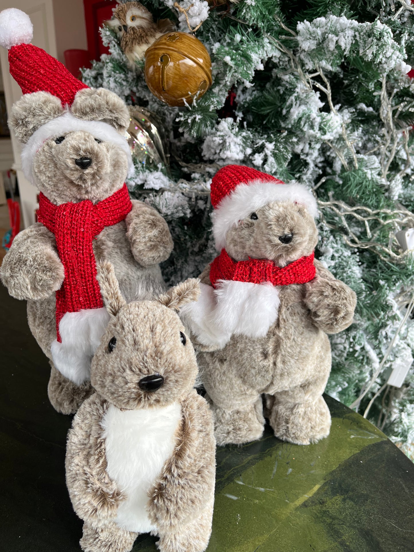 2 Osos  y 1 ardilla Invernales