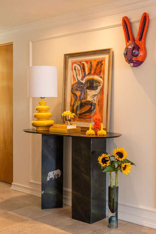 Credenza de Mármol Verde Tecali