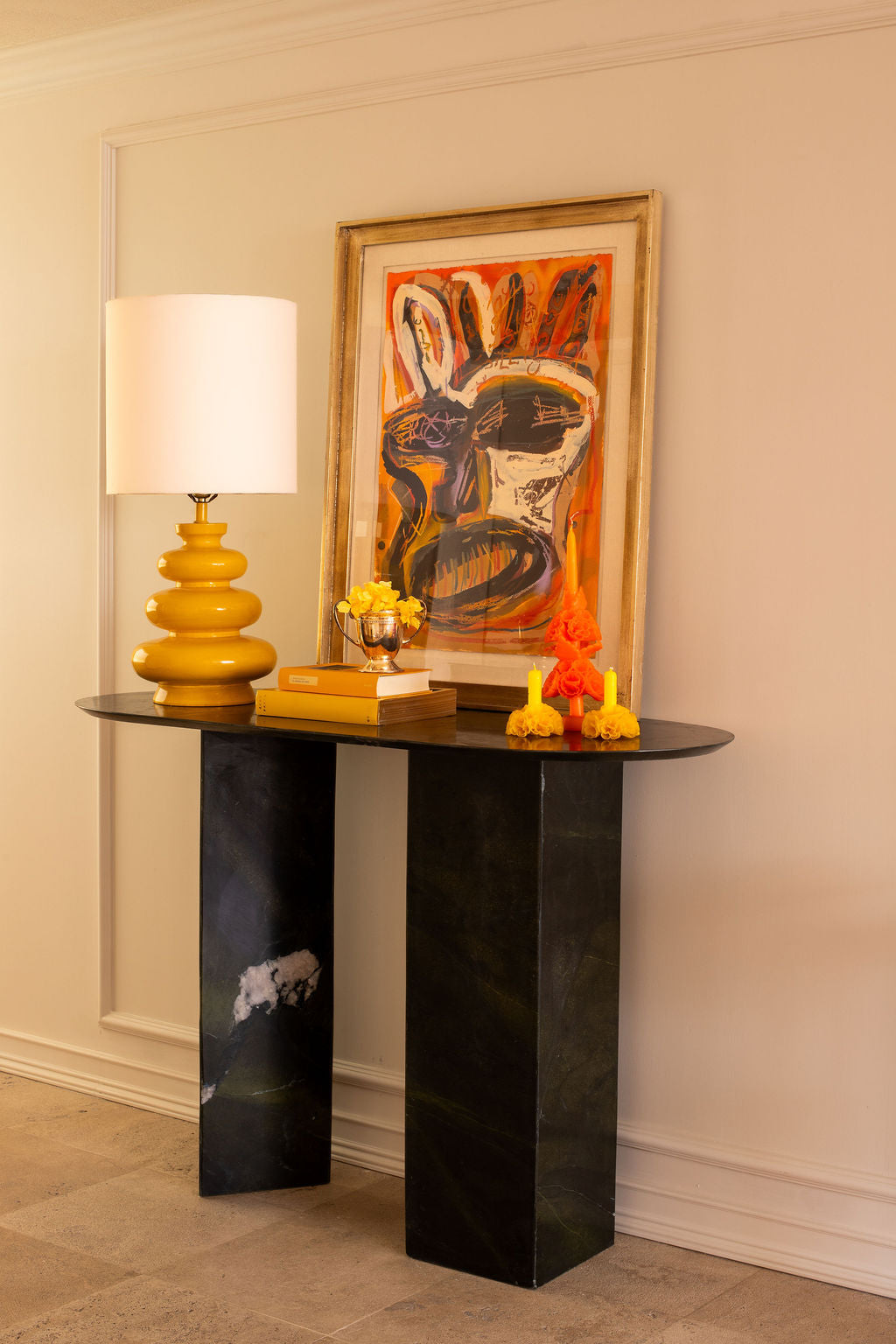 Credenza de Mármol Verde Tecali